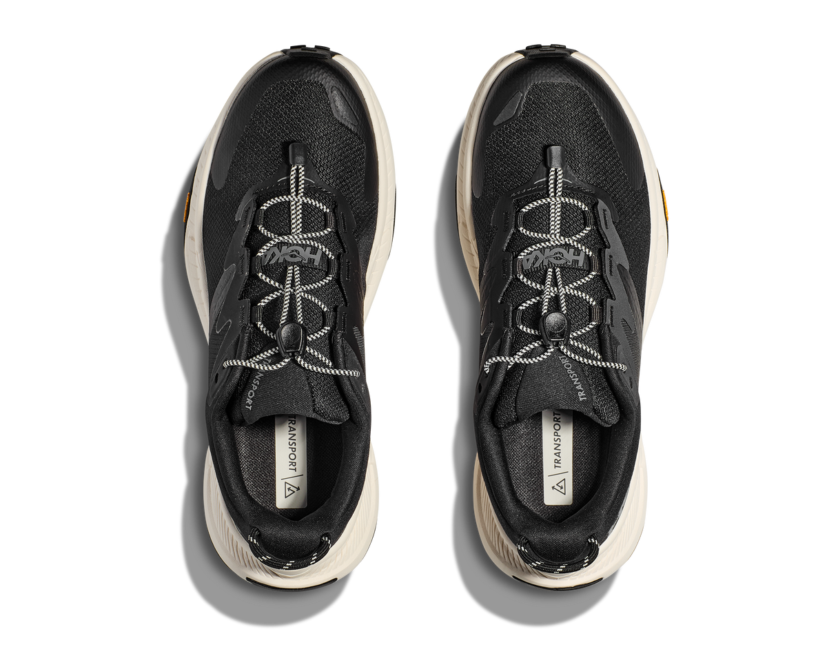 HOKA TRANSPORT BLACK/WHITE WOMEN'S MEDIUM – SHOES-n-FEET