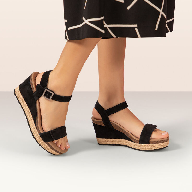 Aetrex wedge online sandals