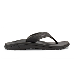 OLUKAI OHANA MEN BLACK DARK SHADOW