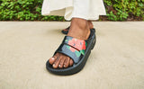 OOFOS OOAHH SLIDE HIBISCUS