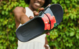 OOFOS OOAHH SLIDE HIBISCUS