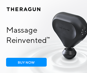 Handheld percussive therapy massager. 