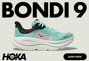 Hoka Bondi 9 women's walking running shoe. Shop Now