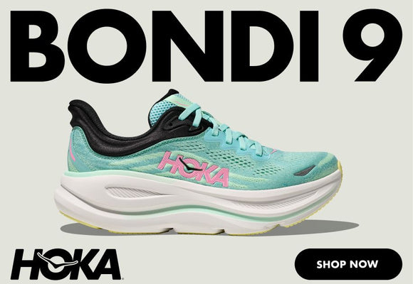 Hoka Bondi 9 women's walking running shoe. Shop Now