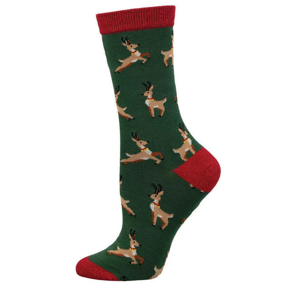 SOCKSMITH LEAPING REINDEER