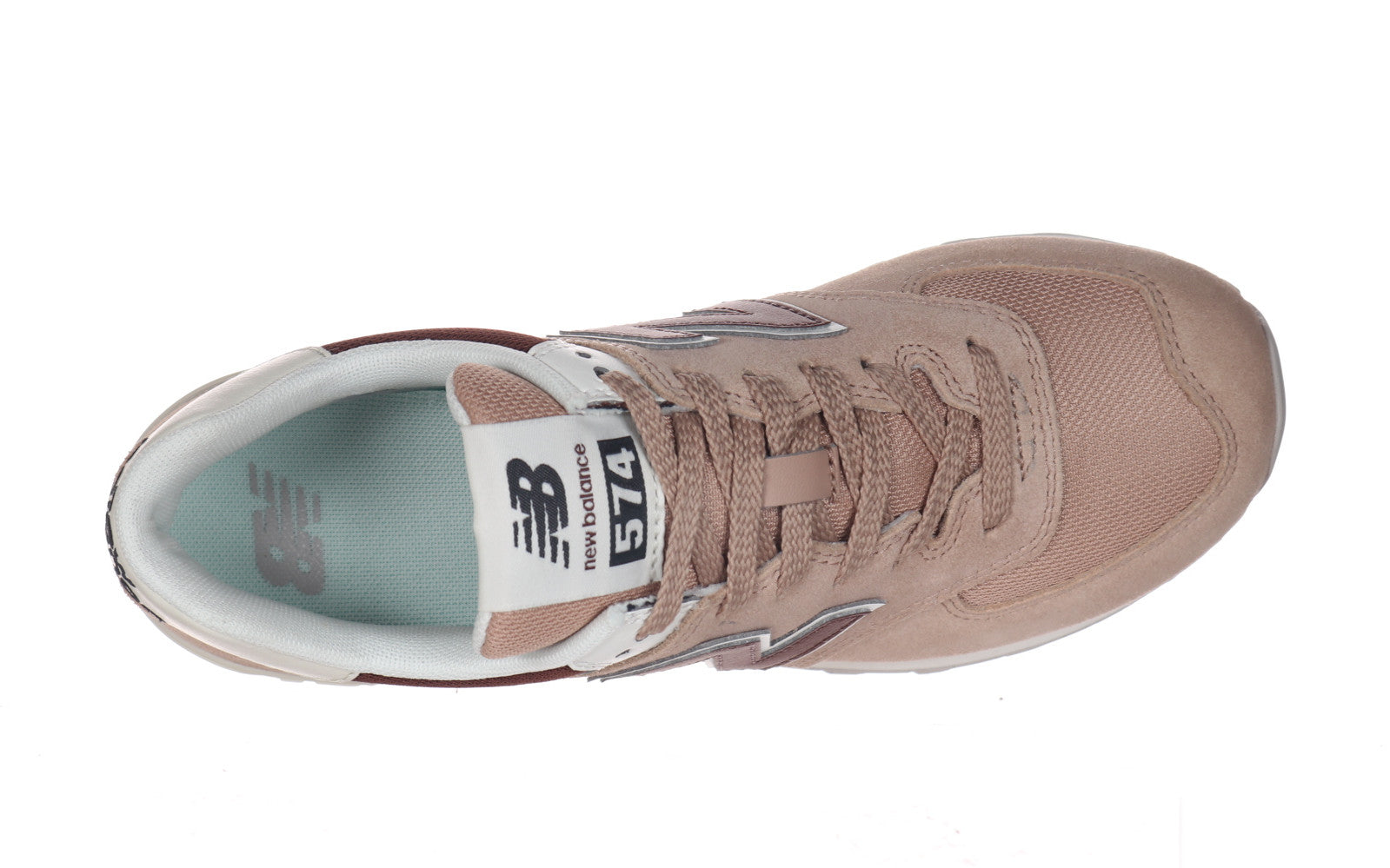 New Balance 574 Women s Flat Taupe Rich Oak 8.5 B