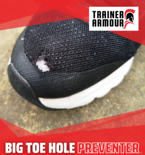 TRAINER ARMOUR BIG TOE HOLE PREVENTER WHITE