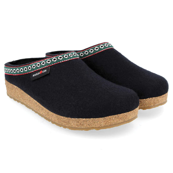 HAFLINGER GRIZZLY WITH EMBROIDERY NAVY