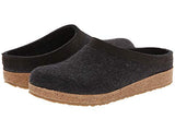 HAFLINGER GRIZZLY LEATHER CHARCOAL  - SIZES 47-50