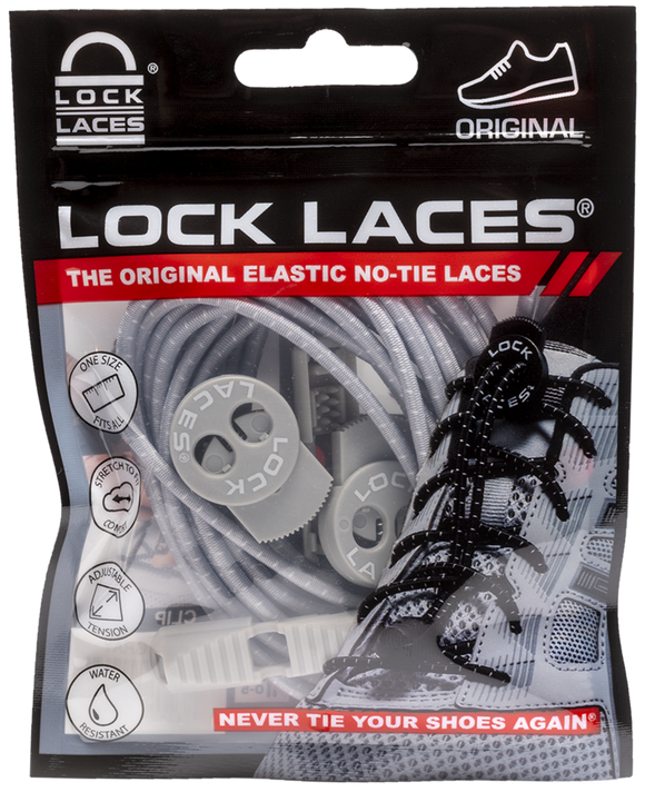 LOCK LACES COOL GRAY
