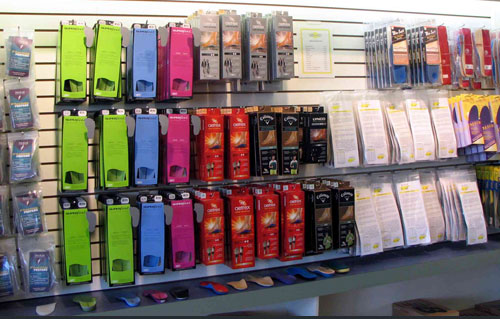 SHOES-n-FEET carries the larget range of insoles on the West Coast