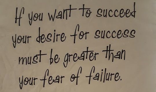 fear of failure image