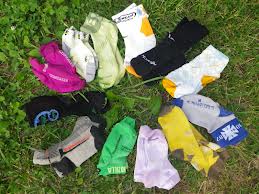 Pairs of running socks